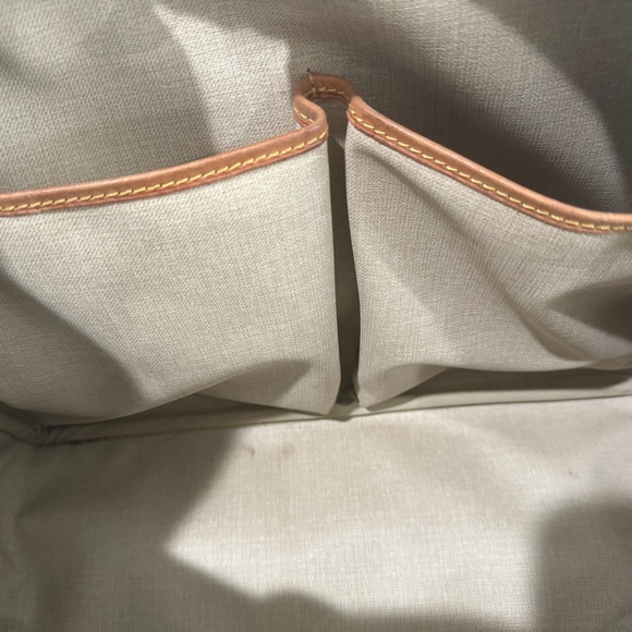 Louis Vuitton Deauville Monogramed Brown/Tan Top Handle Handbag, VTG, AUTHENTIC - Picture 6 of 6